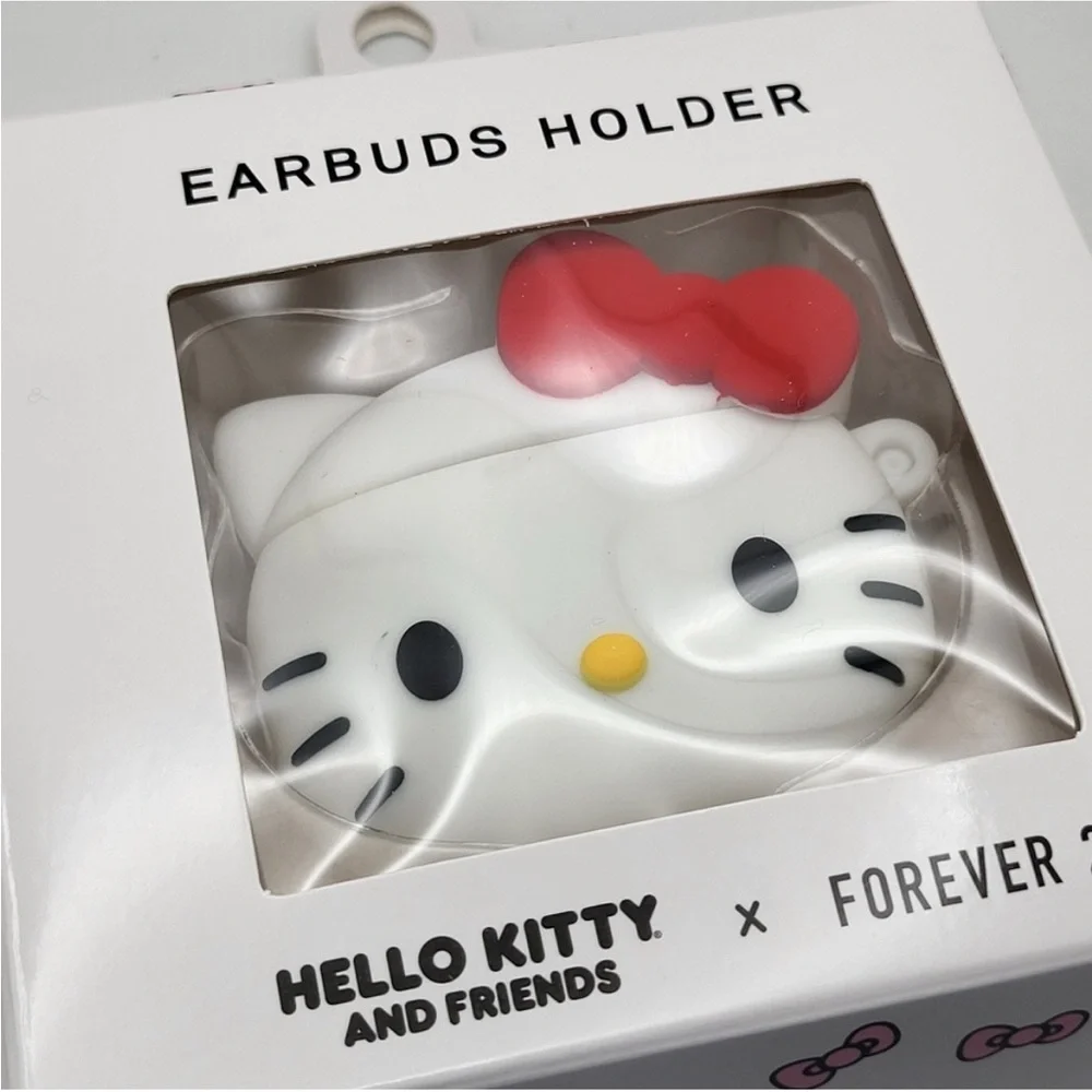 Hello Kitty White and Red Earbud Silicone Case NWT - Picture 6 of 8